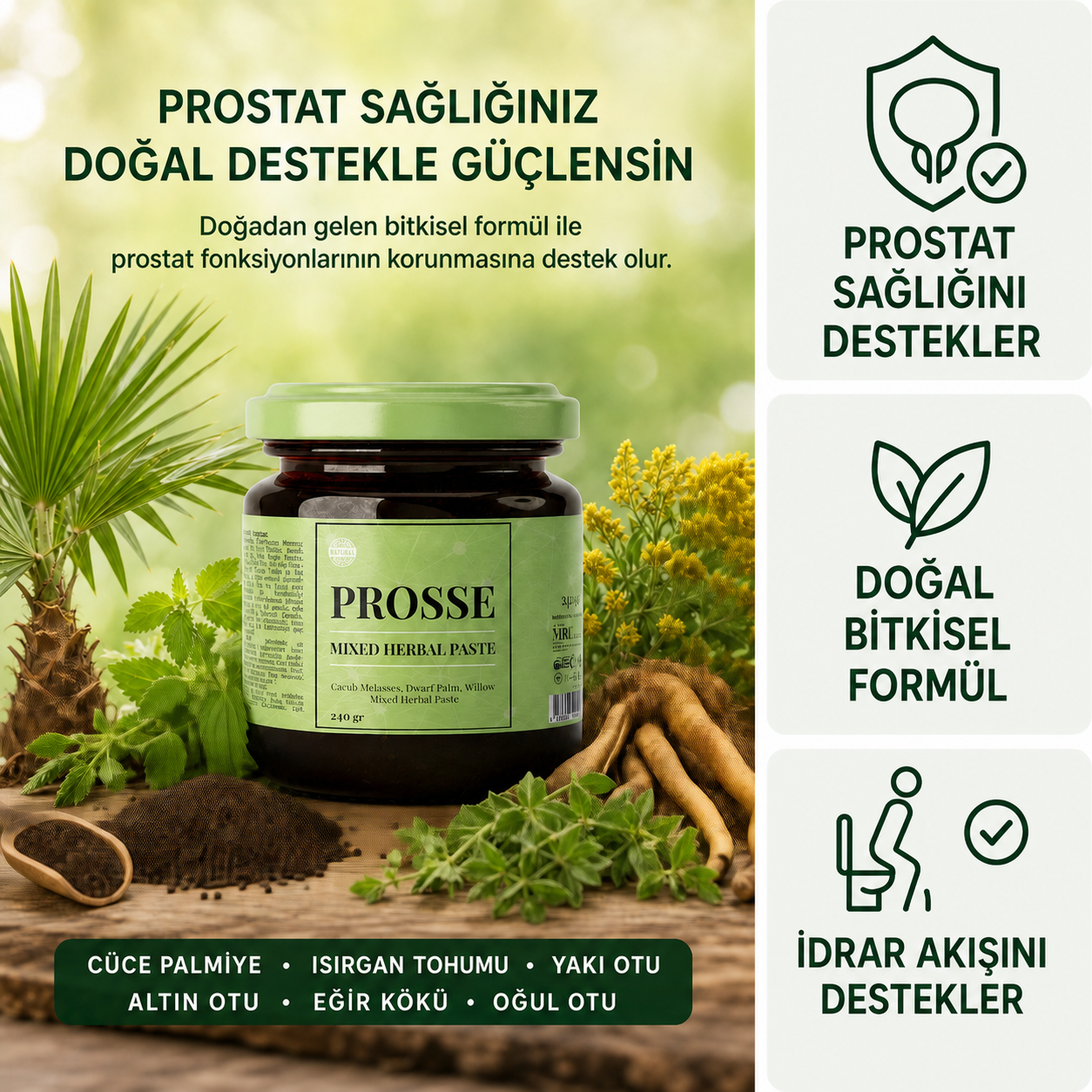 Prosse Bitkisel Prostat Macunu